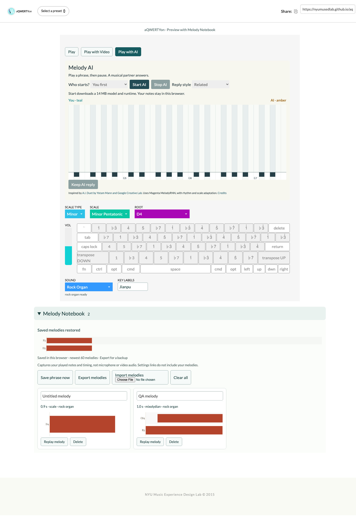 aQWERTYon interface preview